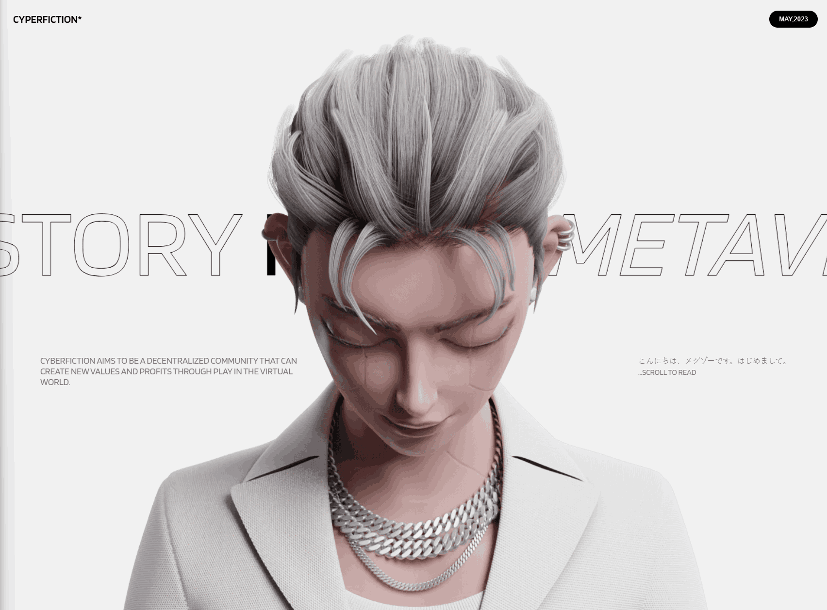 3D Anime Character - React & GSAP Project